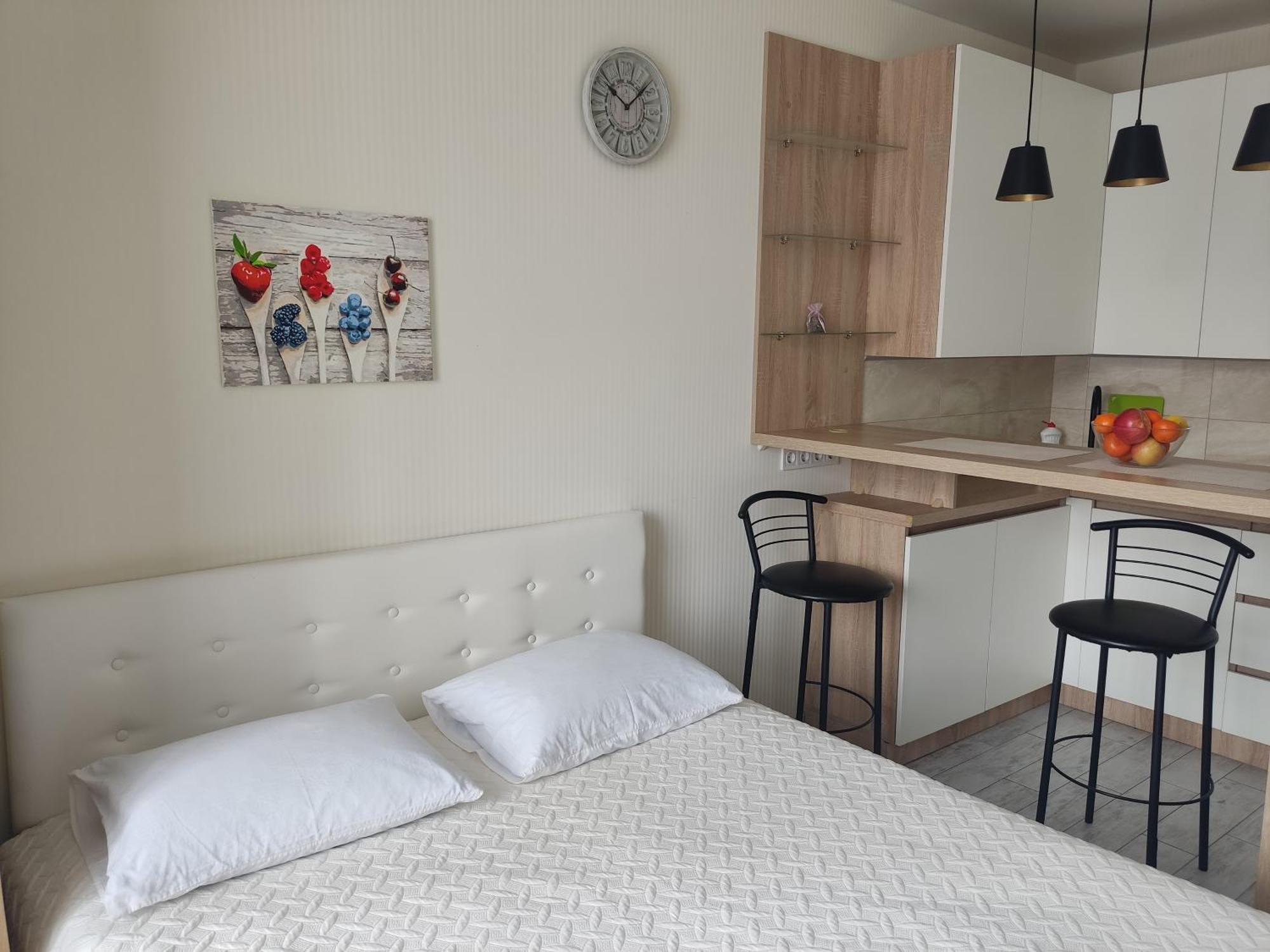 Apartment Kiev Studio With City View Luaran gambar